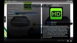 HDHomeRun installation and the Kodi add-on