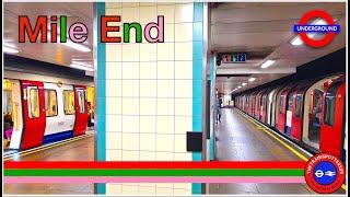 NEW!! INTENSE London Underground Action at Mile End Station! (st. 15/05/2023)