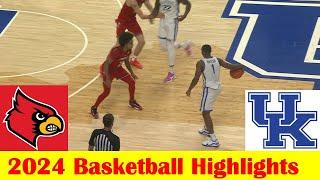 Louisville vs #5 Kentucky Basketball Game Highlights 12 14 2024