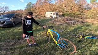 pre race bike shakedown, garden cyclocross