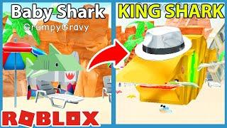 I Unlocked King Shark Evolution! Max Size & Power! | Roblox Shark Evolution