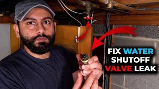 Fix Leaking Shut Off Valve | HANDYBROS |