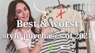 Best and worst style purchases of 2021 - how to improve your personal style with cost per wear