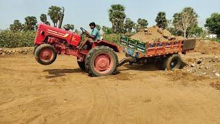 Mahindra 415 di tractor goes to stone loading with JCB | mohantractor'slife