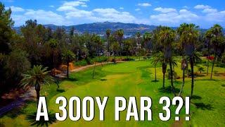 A 300y PAR 3?! | Industry Hills Babe Course FRONT 9 Course Vlog with Drone Flyovers