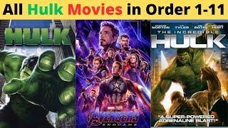 All Hulk Movies List 2003 - 2022 | How to watch Hulk movies in order | Explained in Hindi |