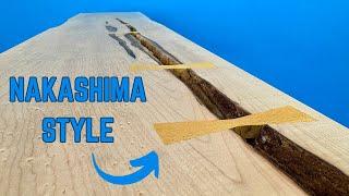 Making a George Nakashima Inspired Hallway Table