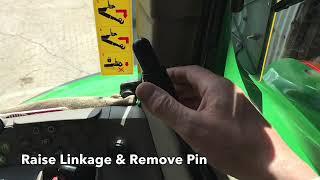 John Deere 6230 pick up hitch operation