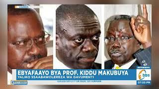 Biibino Ebyafaayo bya Prof. Kiddu Makubuya, Afiiridde ku Myaka 75