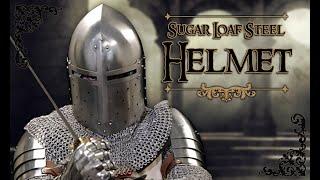 Keep safe with the SUGAR LOAF STEEL HELMET!  - Medieval Collectibles