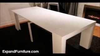 Space Saving Table Becomes Massive Dinner Table | Expand Furniture