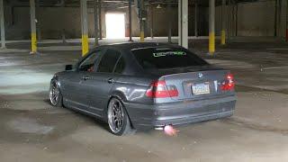 BMW E46 gets a Valvetronic universal valved muffler. (Sound clips)