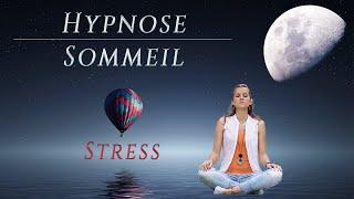 Hypnose pour dormir : gestion du stress pour un sommeil paisible, avec une musique de relaxation.