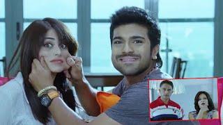 Ram Charan Funny Scene With Genelia | Orange Movie Scenes || Telugu Full Screen