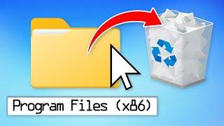 What If You Delete the "Program Files" Folder in Windows?