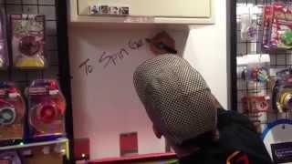 Alex came to Spingear and put autograph on the wall