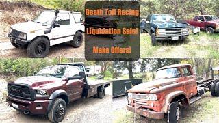 I'm liquidating Vehicles and Equipment for a BIG Project! Rollback Ram 5500,  DTR Tracker, Equipment