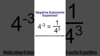 Negative Exponents Explained in SONG!