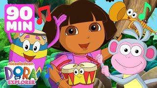 Dora FULL EPISODES Marathon! ️ | Musical Episodes - 90 Minutes! | Dora the Explorer