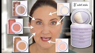 Review of Subtl Staks & CoverFX Total Cover Cream Foundation // Over 50