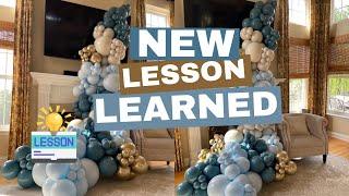 NEW Lesson Learned | Balloon Garland Tutorial | How to | DIY