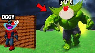 OGGY Escape From EVIL HULK= (Roblox ft.Oggy)