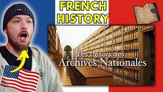 American Reacts to The Treasures of the National Archives French Documentary