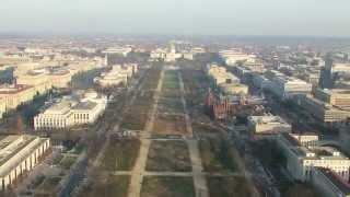 Washington Monument Observatory - View to the East (Mall, Capitol) - Dec. 21, 2014