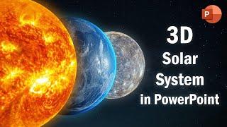 How to Create 3D Solar System Presentation in PowerPoint + FREE Templates