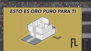 Regla De Oro Para Empezar A Modelar En Sketchup