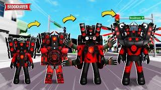 I Made All Version TITAN SPEAKERMAN In Brookhaven ID/CODES - Roblox part 2