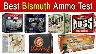 Best Bismuth Hunting Ammo TEST – Kent, BOSS, HEVI, Federal, Winchester, Fiocchi