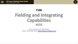 AY25 F106 Force Integration (Part 1)