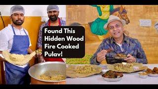 These Brothers Cook A Delicious Wood Fire 64 MUTTON PULAV & Chicken Too! Hidden Bengaluru Spot!