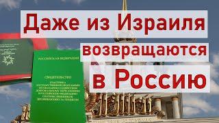 Из Израиля в Россию. Почему многие возвращаются? Из Германии в Россию.