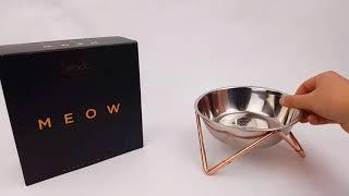 Meow Luxe Pet Bowl