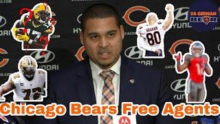 The Top Chicago Bears Free Agency Targets and Needs 2022!