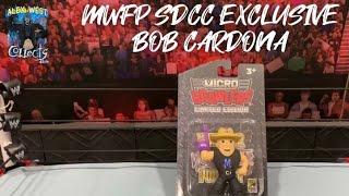 Major Wrestling Figure Podcast SDCC Exclusive Bob Cardona Micro Brawler Figure Unboxing Review!