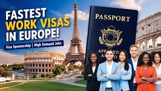 FASTEST Work Visas in Europe 2025  | No IELTS , No Sponsorship Fees”