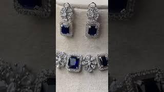Beautiful diamond necklace l diamond necklace set l @applepieglamorous