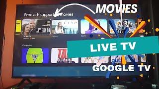 Google TV update on TCL Smart TV 4K! Now with free movies, tv series and live tv!