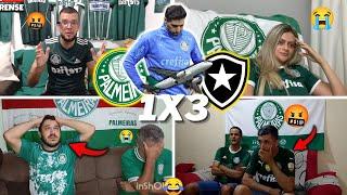 REAÇÕES PALMEIRENSES REVOLTADOS E CHORO AO VIVO- PALMEIRAS 1X3 BOTAFOGO- BRASILEIRÃO 2024- VAMOS RIR