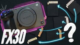 Right SD Card for the Sony FX30 & CF Express Type A | Sony FX3