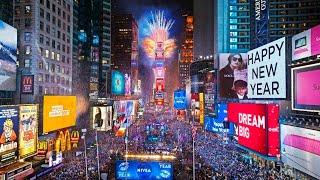 (Full HD) New York Times Square  New Year's Eve 2020 #BallDrop  #Countdown