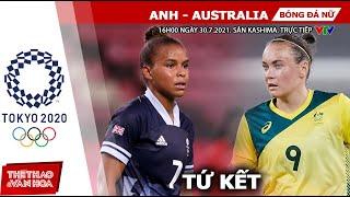 [SOI KÈO NHÀ CÁI] Anh vs Australia. VTV6 VTV5 VTV9 trực tiếp tứ kết bóng đá nữ Olympic 2021