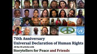 70th Anniversary Universal Declaration of Human Rights Video by Storytellers for Peace (Sub Eng Ita)