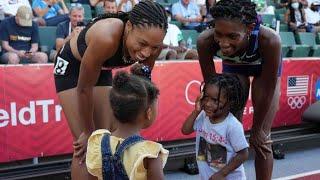 Allyson Felix and Quanera Hayes -  Women's 400 FINAL