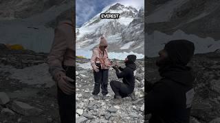 Proposing at Everest Base Camp! 