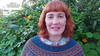 Bo Peep Pure Botanical Garden Colourwork Blanket with Rosee Woodland