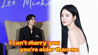 Lee Minho Reveals His Admiration for Song Hye Kyo: "I Can't Marry You, You Are Older Than Me"